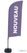 Syna Beach Flag Alu Wind Complete Set Nieuw Paars Frans - BFAW310-WT21-I501ECO