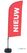 Syna Beach Flag Alu Wind Complete Set Nieuw Rood Nederlands - BFAW310-WT21-I91