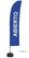 Syna Beach Flag Budget Wind Complete Set Open Blauw Spaans - BFBL-WT21-17-I139