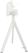 Essentials Infinity Tripod Terrastafel Wit Frame + Zwart HPL 70 cm - 140021070 2