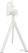 Essentials Infinity Tripod Terrastafel Wit Frame + Tropical Wood HPL 70 cm - 140021270 2