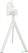 Essentials Infinity Tripod Terrastafel Wit Frame + Tropical Wood HPL 70x70 cm - 140021277 2