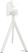 Essentials Infinity Tripod Terrastafel Wit Frame + Riverwashed Wood HPL 70x70 cm - 140021477 2