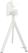 Essentials Infinity Tripod Terrastafel Wit Frame + Galaxy Marble HPL 70 cm - 140021570 2