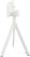 Essentials Infinity Tripod Terrastafel Wit Frame + Galaxy Marble HPL 70x70 cm - 140021577 2