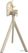 Essentials Infinity Tripod Terrastafel Zand Frame + Moonstone HPL 70 cm - 140031370 2