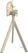 Essentials Infinity Tripod Terrastafel Zand Frame + Riverwashed Wood HPL 70 cm - 140031470 2