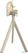 Essentials Infinity Tripod Terrastafel Zand Frame + Galaxy Marble HPL 70x70 cm - 140031577 2