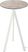 Essentials Infinity Tripod Statafel Wit Frame + Moonstone HPL 70 cm - 140051370