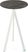 Essentials Infinity Tripod Statafel Wit Frame + Galaxy Marble HPL 70 cm - 140051570