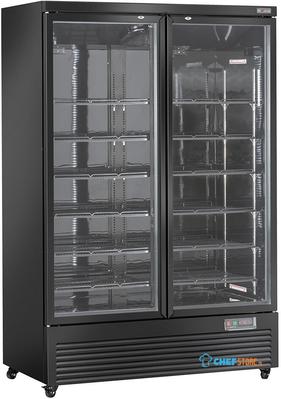 Diverso By Diamond Verticale Koelkastvitrine, 2 Deuren, 1085 Liter - ZWART - WR-VP99-2B 1