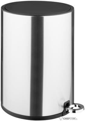 Jantex Ronde Geborsteld Stalen Pedaalemmer 3ltr - HT478