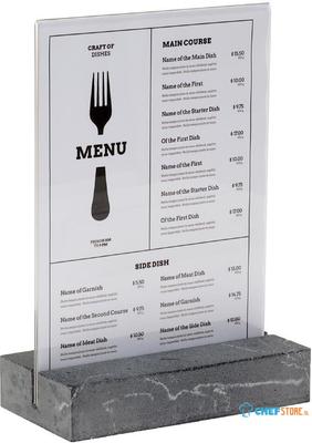 Europel Bordhouder A5 Polystone Anthraciet - HU462