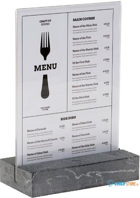 Europel Bordhouder A5 Polystone Anthraciet - HU462