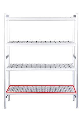 SARO Aluminium Plank met Kunststof Roosters 475x1682mm - 480-1130 1
