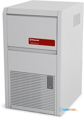 Diamond 22 kg / 24u | Volle ijsblokjes | Watergekoeld | ABS uitvoering | Volle ijsblokjesmachine