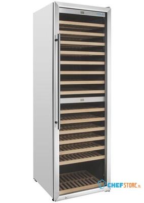 Chefstore.nl Polar G-Series Dual Zone Wijnkoelkast RVS - 172 Flessen - GM629