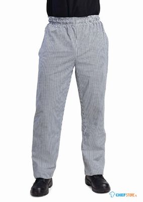 Whites Vegas unisex koksbroek zwart-wit geruit XS | DL712-XS