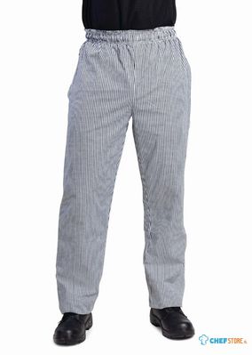 Whites Vegas unisex koksbroek zwart-wit geruit XXL | DL712-XXL