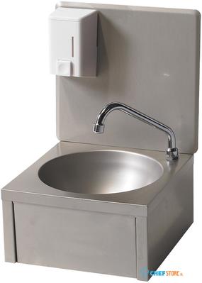 Handwasbak | Wandmodel | met zeepverdeler 500ml | LM3-DSS | Diamond 1