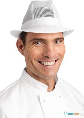 Hoed zonder haarnet wit | maat L | A214-L 1