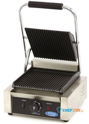 Maxima Contactgrill - Gegroefd - Enkele Grillplaat - 22 cm - 09300430