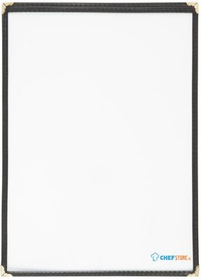 Olympia menuhouder A4 zwart 2 bladzijden | E292