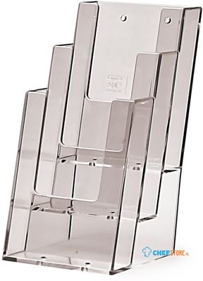 Taymar® Folderhouder Balie/Wand 3x 1/3 A4 Staand - 3C104