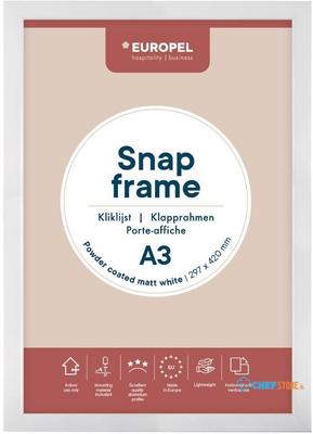Europel Snap Frame A3 25mm Mat Wit - HU445
