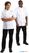 Whites Chicago unisex koksbuis korte mouw wit S | DL711-S 10
