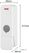 Jantex JB777 enkele douchedispenser wit 7