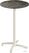Feros 119091570 X Cross - Bartafel onderstel zand + Galaxy Marble HPL Tafelblad Ø70 cm