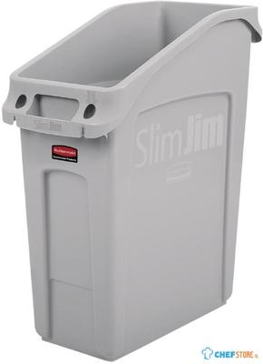 Rubbermaid Slim Jim Afvalbak Grijs 49L - Rubbermaid FC924