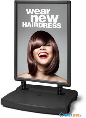 Windtalker® Excel Plastic Voet Zwart 70 X 100 cm - WTR70X100BLK