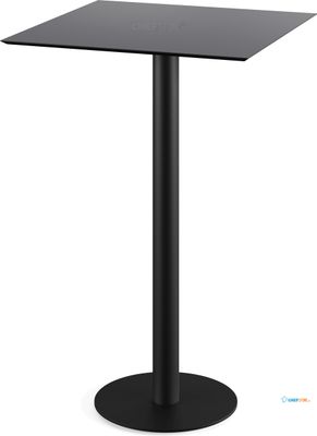 Urban Statafel Zwart Frame + Zwart HPL 70x70 cm - Essentials 130041077