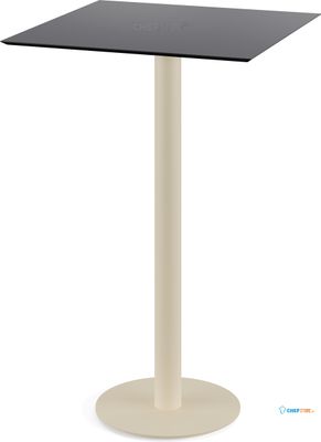 Urban Statafel Zand Frame + Zwart HPL 70x70 cm - Essentials 130061077