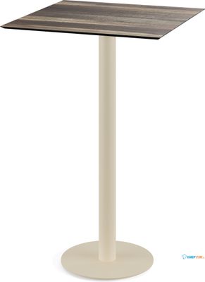 Urban Statafel Zand Frame + Tropical Wood HPL 70x70 cm - Essentials 130061277