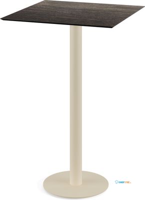 Urban Statafel Zand Frame + Riverwashed Wood HPL 70x70 cm - Essentials 130061477