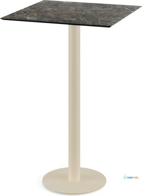 Urban Statafel Zand Frame + Galaxy Marble HPL 70x70 cm - Essentials 130061577
