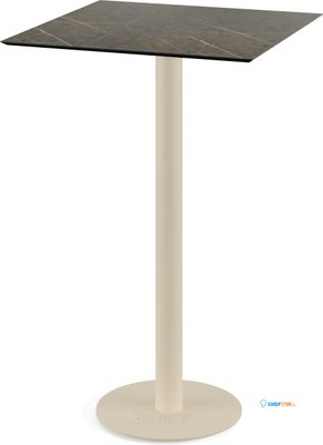 Urban Statafel Zand Frame + Midnight Marble HPL 70x70 cm - Essentials 130061677