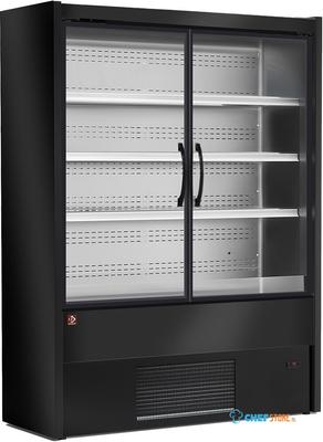 Diamond Gekoeld Wandmeubel Zwenkdeuren ZWART - MD07/B5-R2P 1