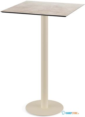 Urban Statafel Zand Frame + Moonstone HPL 70x70 cm - Essentials 130061377 1