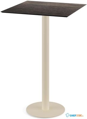 Urban Statafel Zand Frame + Riverwashed Wood HPL 70x70 cm - Essentials 130061477 1