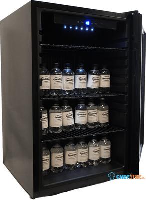 Horeca Koelkast | Glasdeur | Zwart | 115 liter | Combisteel 7013.2570 1