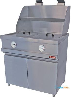 Gasfriteuse | 2 Ronde kuipen | MIKA/2-MC | Diamond 1