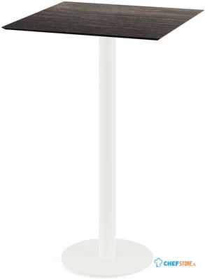 Urban Statafel Wit Frame + Riverwashed Wood HPL 70x70 cm - Essentials 130051477 1