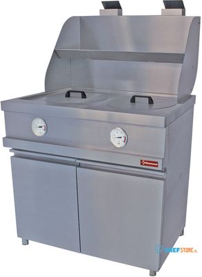 Gasfriteuse | 2 Ronde kuipen | MIKA/2-MC | Diamond 1