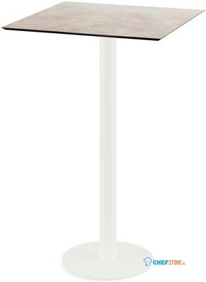 Urban Statafel Wit Frame + Moonstone HPL 70x70 cm - Essentials 130051377 1