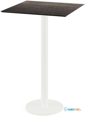 Urban Statafel Wit Frame + Riverwashed Wood HPL 70x70 cm - Essentials 130051477 1