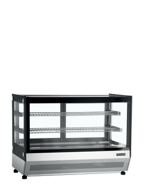 TEFCOLD Vitrine, Tafelmodel, voor Geweldige Productpresentatie - LCT900F/BLACK